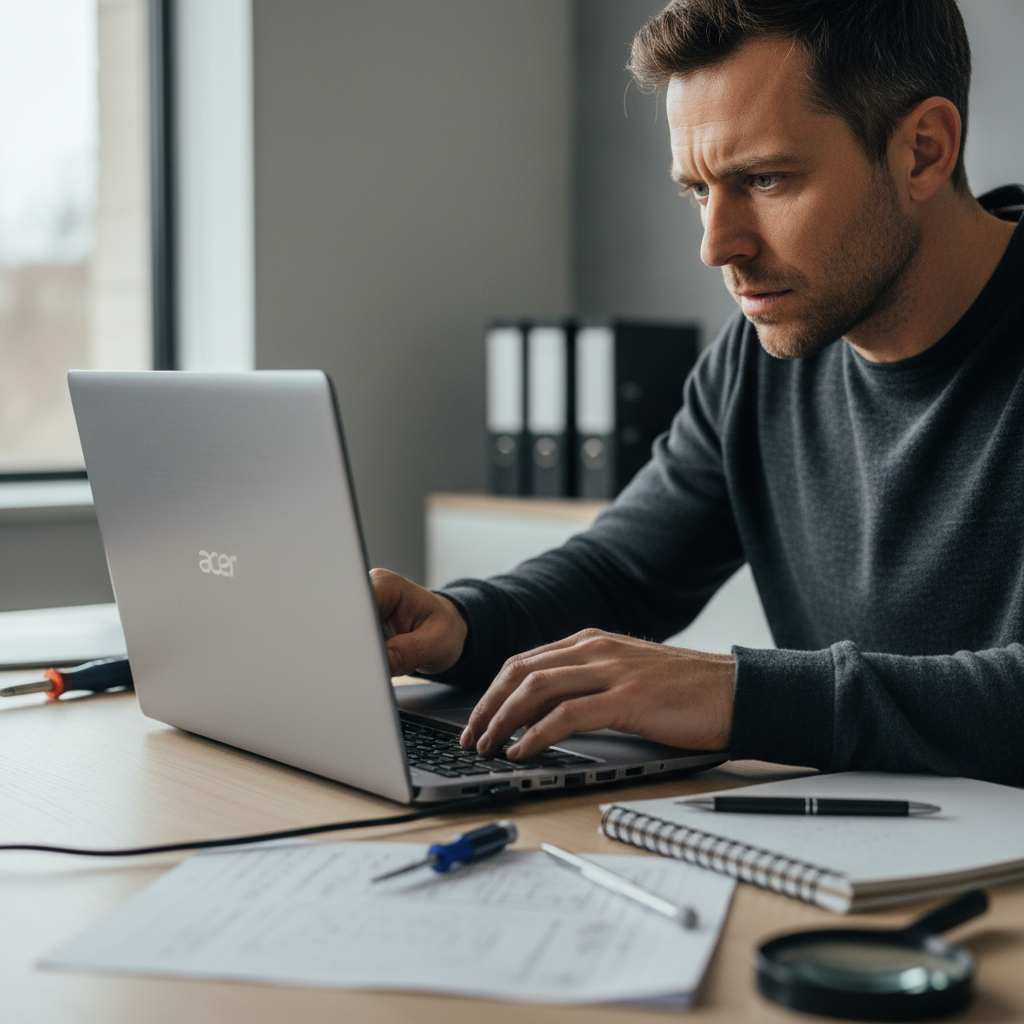 Acer筆電BIOS問題與螢幕打不開終極解決指南